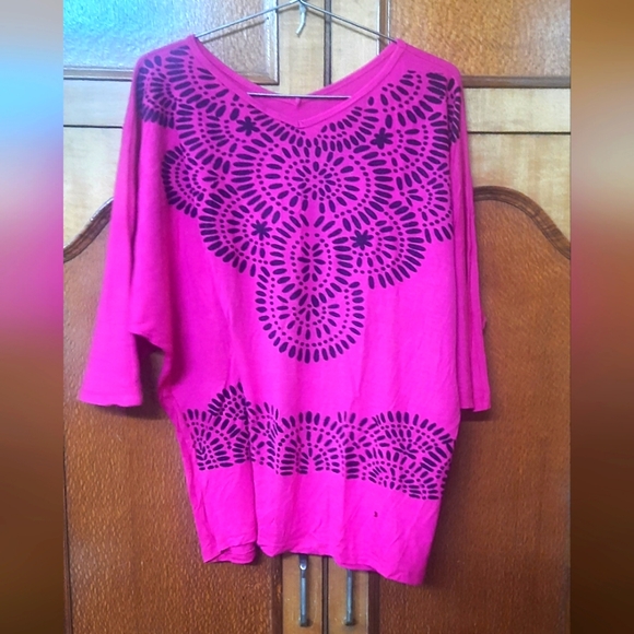 Tops - Pink Oversized Top